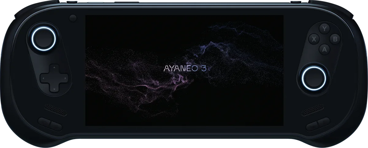 AYANEO 3 front view in Starry Black