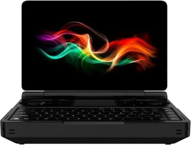 GPD Win Mini (2025) front view with the screen open