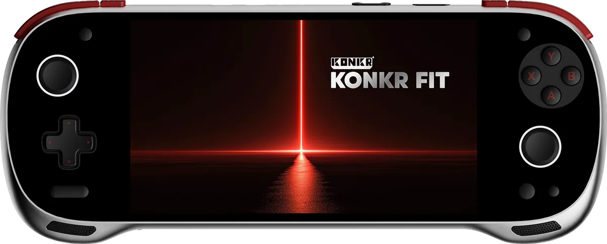 KONKR FIT front view in Luminous Silver