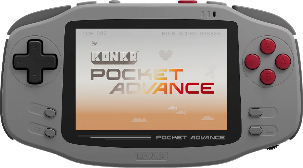 KONKR Pocket Advance front view in Grey