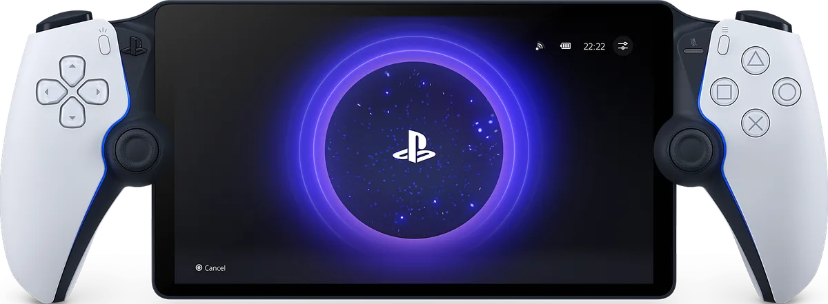PlayStation Portal remote player front view in white